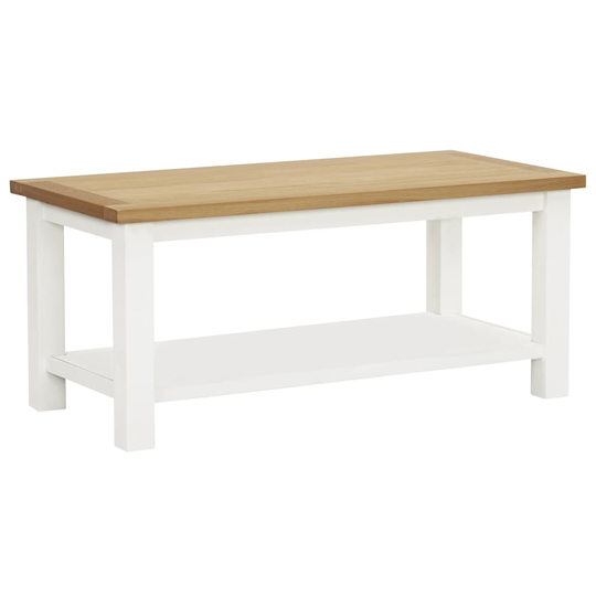 vidaXL Sohvapöytä 90x45x40 cm täysi tammi