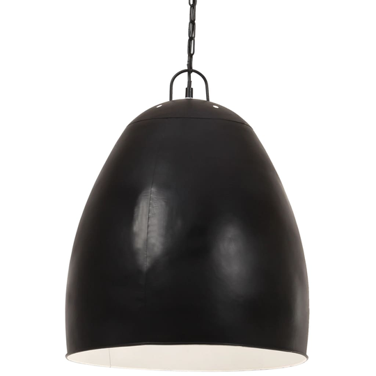 vidaXL Teollistyylinen riippuvalaisin 25 W musta pyöreä 42 cm E27