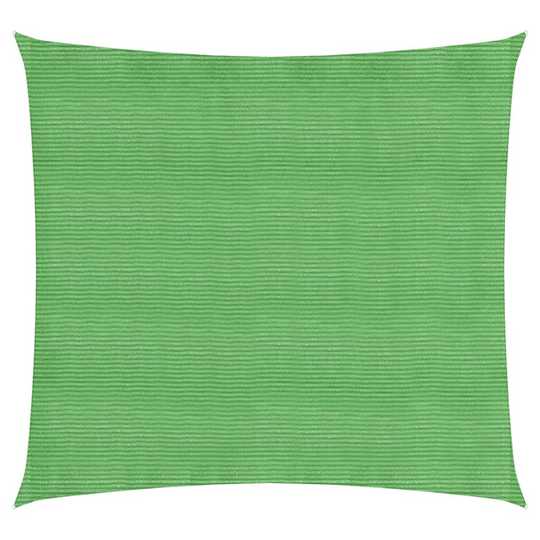 vidaXL Aurinkopurje 160 g/m² vaaleanvihreä 6x6 m HDPE