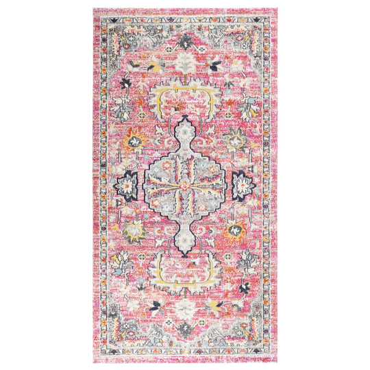 vidaXL Ulkomatto litteä kudos 80x150 cm punainen