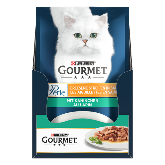 44 + 8 kaupan päälle! 52 x 85 g Gourmet Perle - kani