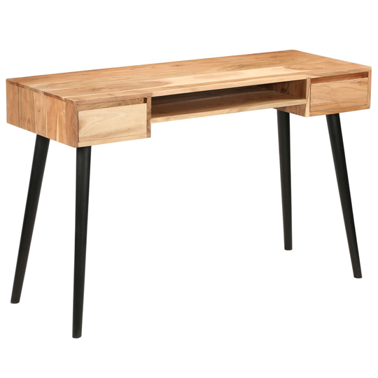 vidaXL Kirjoituspöytä kiinteä akaasiapuu 118x45x76 cm