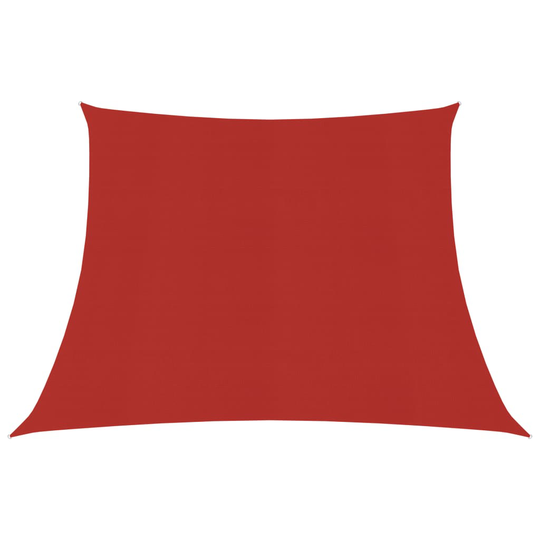 vidaXL Aurinkopurje 160 g/m² punainen 3/4x3 m HDPE