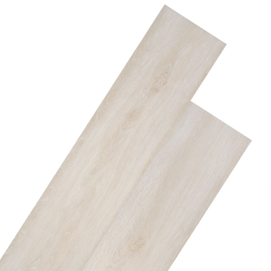 vidaXL PVC-lattialankut 5,26 m² 2 mm Perinteinen vaalea tammi
