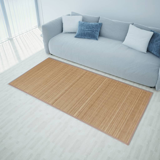 vidaXL Bambumatto 100x160 cm ruskea