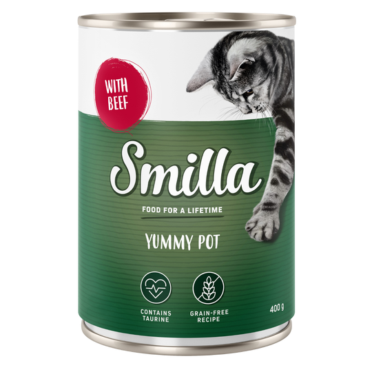 Säästöpakkaus: Smilla-pata 40 x 400 g - nauta