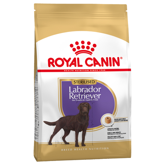 Royal Canin Breed Sterilised Labrador Retriever Adult - 12 kg