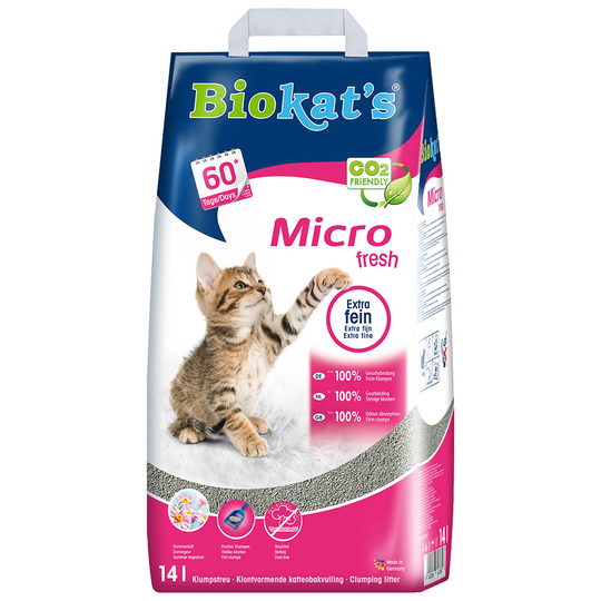 Biokat's Micro Fresh -kissanhiekka - 14 l