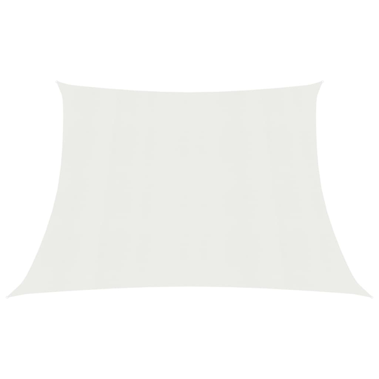 vidaXL Aurinkopurje 160 g/m² valkoinen 4/5x4 m HDPE