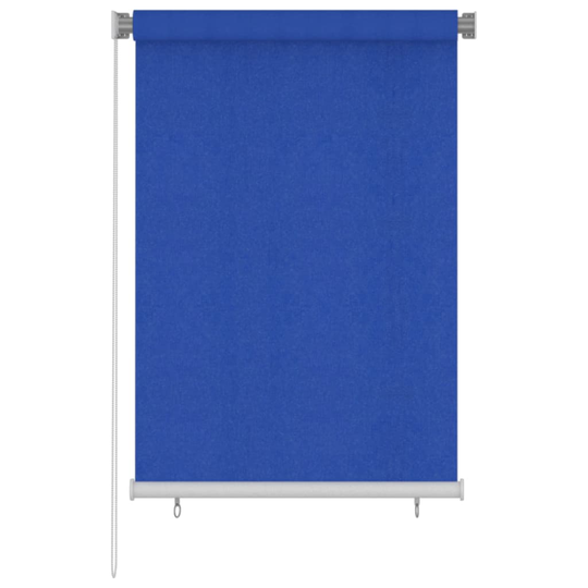 vidaXL Rullaverho ulkotiloihin 100x140 cm sininen HDPE