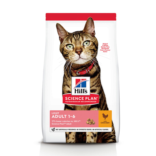 Hill's Science Plan Adult Light 1-6 Chicken - 7 kg