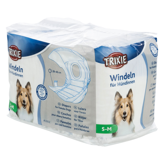 Trixie-vaipat nartuille - Koko S-M: 28-40 cm 12 kpl