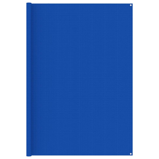 vidaXL Telttamatto 250x250 cm sininen HDPE