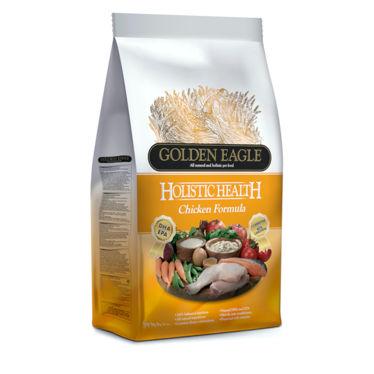 Golden Eagle Holistic -koiranruoka:. 12 kg + 12 kg kaupan päälle! - Chicken