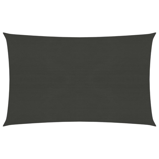 vidaXL Aurinkopurje 160 g/m² antrasiitti 4x7 m HDPE