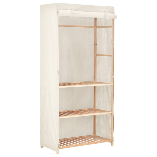 vidaXL Vaatekaappi 3 hyllyä 79x40x170 cm
