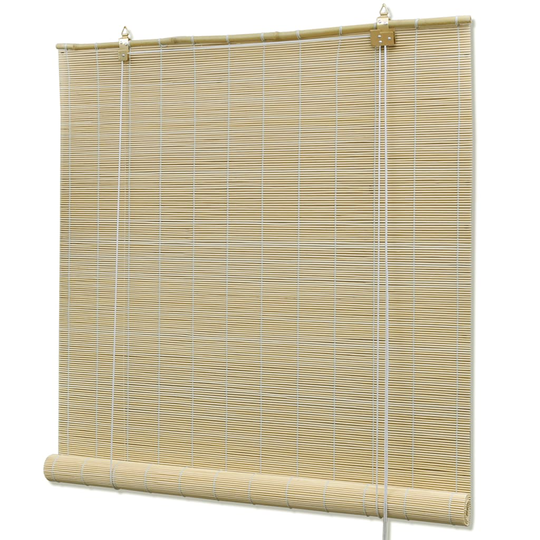 vidaXL Rullaverho bambu 100x220 cm luonnollinen