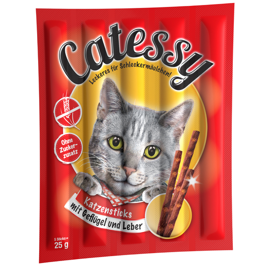 Catessy Sticks - 10 kpl - siipikarja & maksa