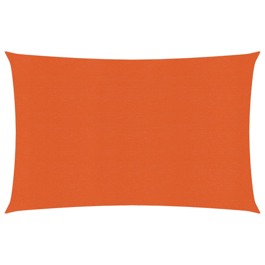 vidaXL Aurinkopurje 160 g/m² oranssi 2x3,5 m HDPE