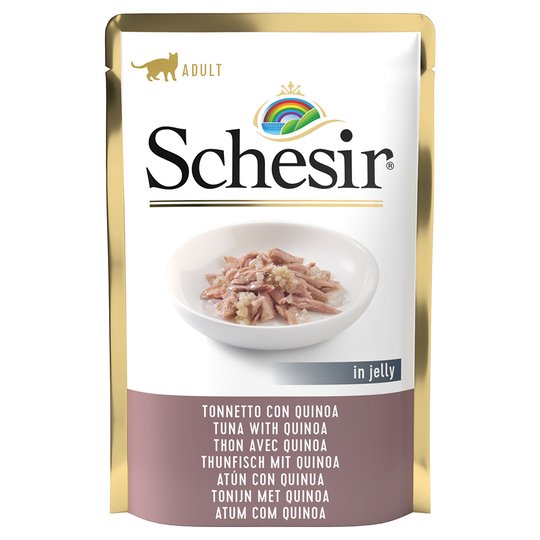 Schesir Jelly Pouch 24 x 85 g - tonnikala & kvinoa