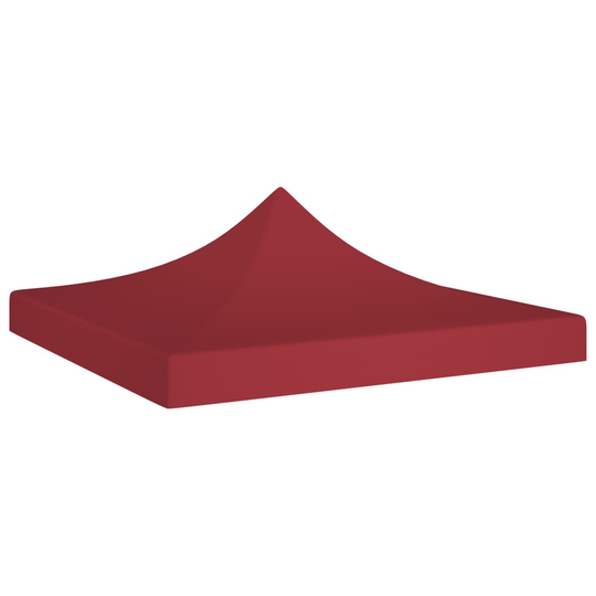 vidaXL Juhlateltan katto 3x3 m viininpunainen 270 g/m²