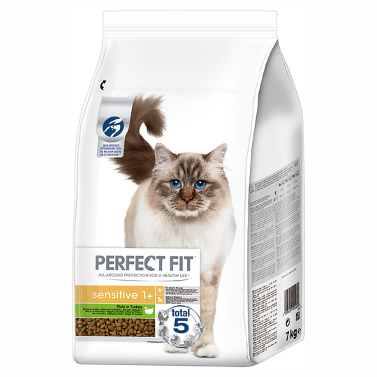 Perfect Fit Sensitive 1+ Rich in Turkey - 7 kg