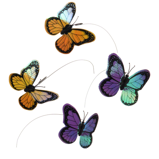 Funny Butterfly - 4 kpl (= 1 setti) vaihtoperhosia