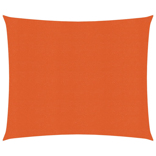 vidaXL Aurinkopurje 160 g/m² oranssi 2,5x2,5 m HDPE
