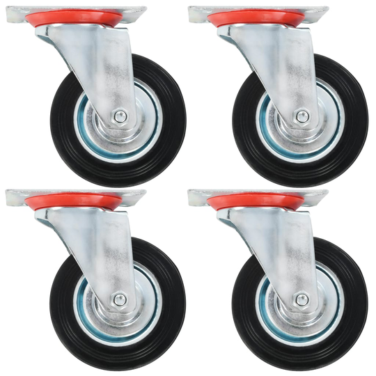 vidaXL Rullapyörät 12 kpl 100 mm