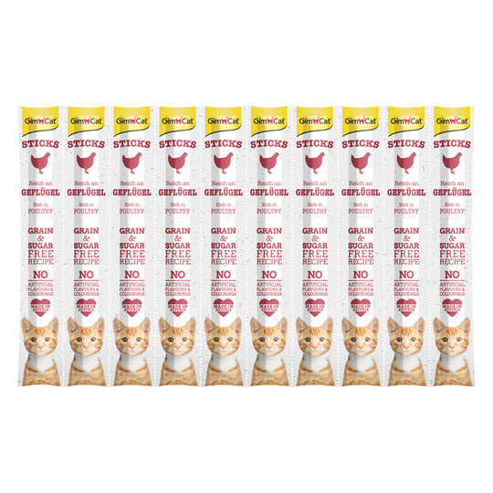 GimCat Sticks - siipikarja (10 kpl)
