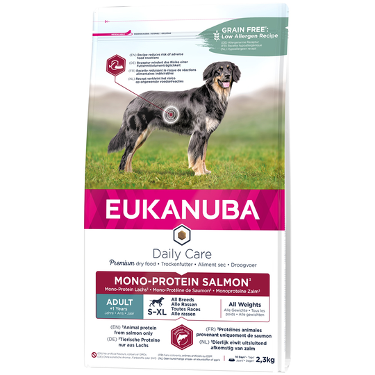 Eukanuba-koiranruoka erikoishintaan! - 2,3 kg Adult Mono-Protein lohi