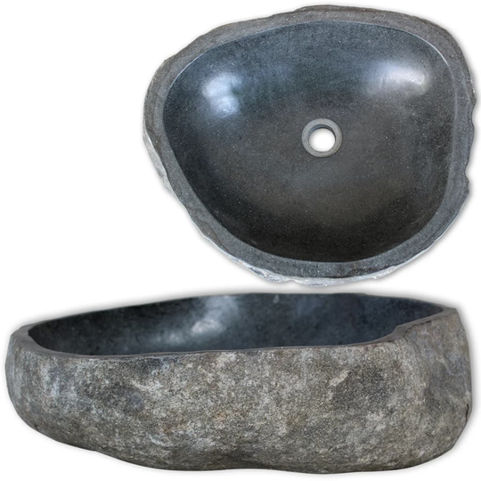 vidaXL Pesuallas jokikivi Ovaali 30-37 cm