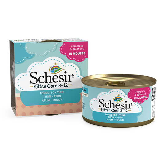 Schesir Kitten in Mousse 6 x 85 g - tonnikala