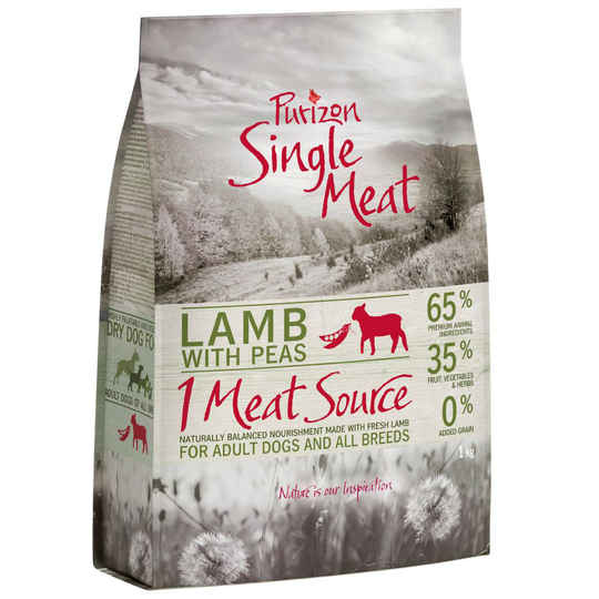 Purizon Single Meat Adult Lamb & Peas - 1 kg