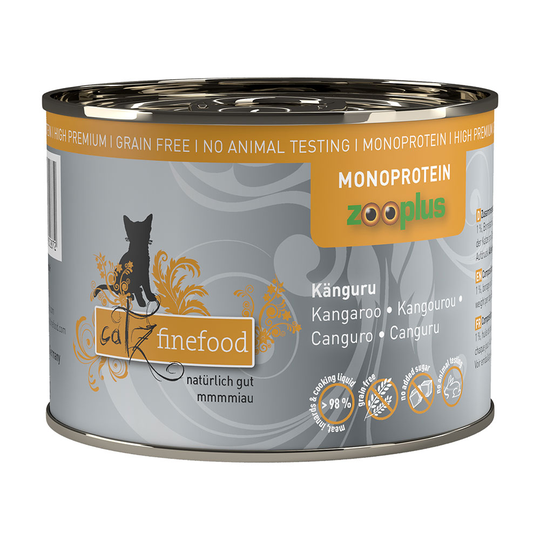 20 + 4 kaupan päälle! 24 x 200 g catz finefood Monoprotein zooplus - kenguru