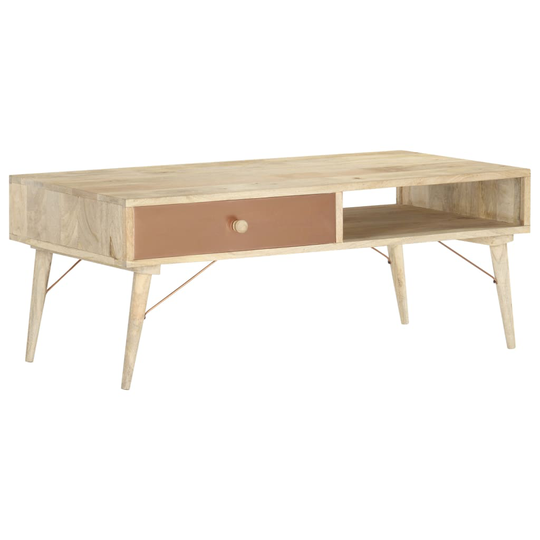 vidaXL Sohvapöytä 118x57x45 cm täysi mangopuu