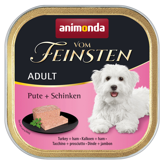 Animonda vom Feinsten -säästöpakkaus 48 x 150 g - Adult viljaton: kalkkuna & kinkku
