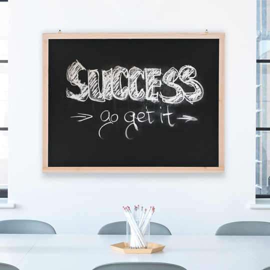 vidaXL Seinäkiinnitettävä liitutaulu setripuu 60x80 cm