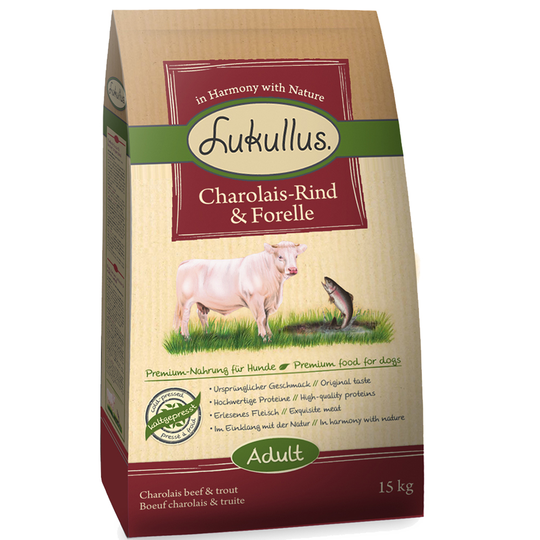 Lukullus Charolais-Beef & Trout - 5 kg