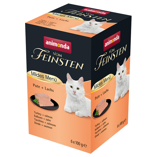 Animonda vom Feinsten Mild Menu Adult 6 x 100 g - kalkkuna + lohi