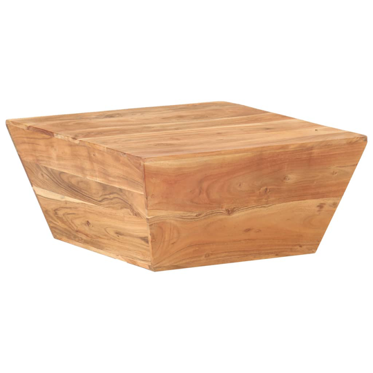 vidaXL Sohvapöytä V-muoto 66x66x30 cm täysi akaasiapuu
