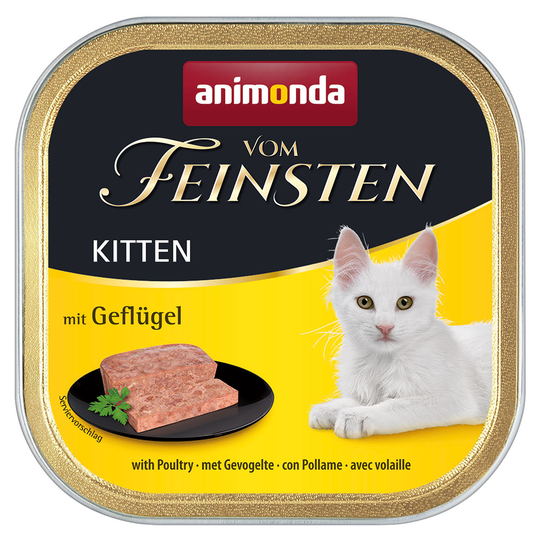 Animonda vom Feinsten Kitten -säästöpakkaus 36 x 100 g - siipikarja
