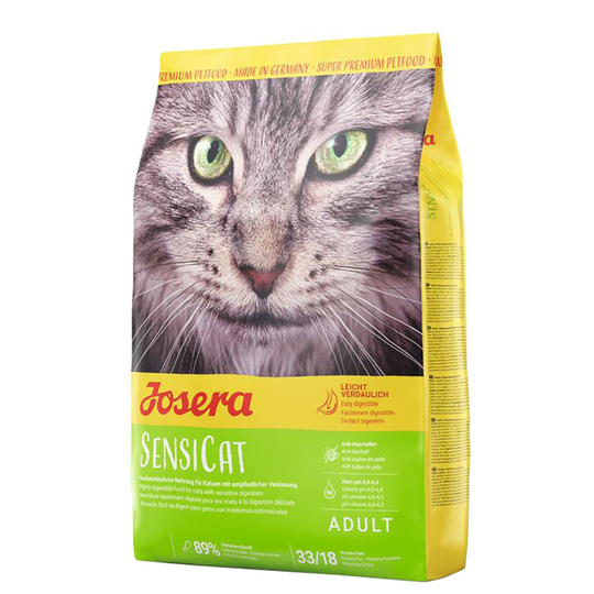 1 + 1 kg kaupan päälle! Josera-kissanruokaa - SensiCat