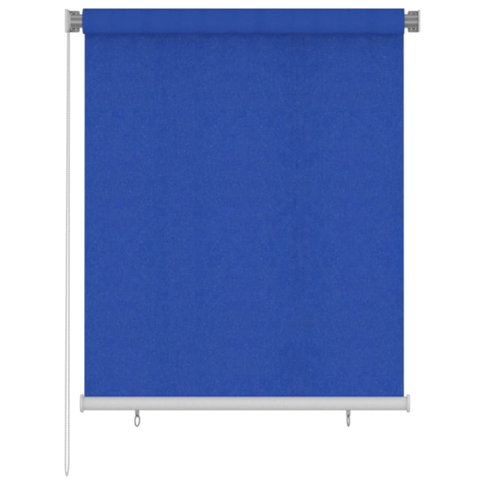 vidaXL Rullaverho ulkotiloihin 120x140 cm sininen HDPE