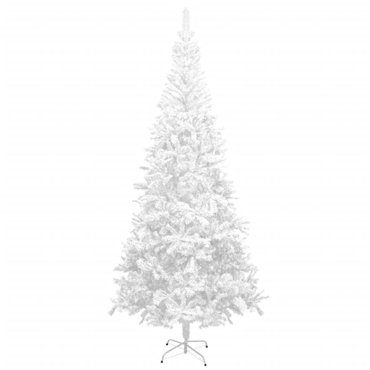 vidaXL Tekojoulukuusi L 240 cm Valkoinen