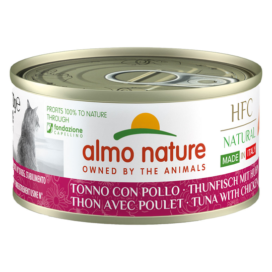 Almo Nature HFC Natural Made in Italy 6 x 70g - tonnikala & kana