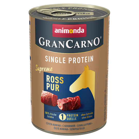 Animonda GranCarno Adult Single Protein Supreme 6 x 400 g - hevonen