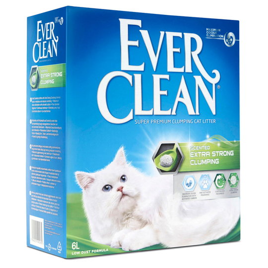Ever Clean® Extra Strong -kissanhiekka - hajustettu - 6 l