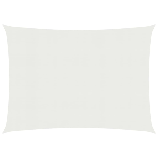 vidaXL Aurinkopurje 160 g/m² valkoinen 3,5x4,5 m HDPE