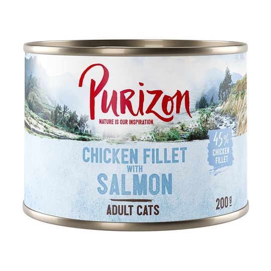 Purizon Adult 6 x 200 g - kanafilee & lohi